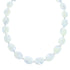 Sterling Silver Mother Of Pearl Bead Necklace KX121010